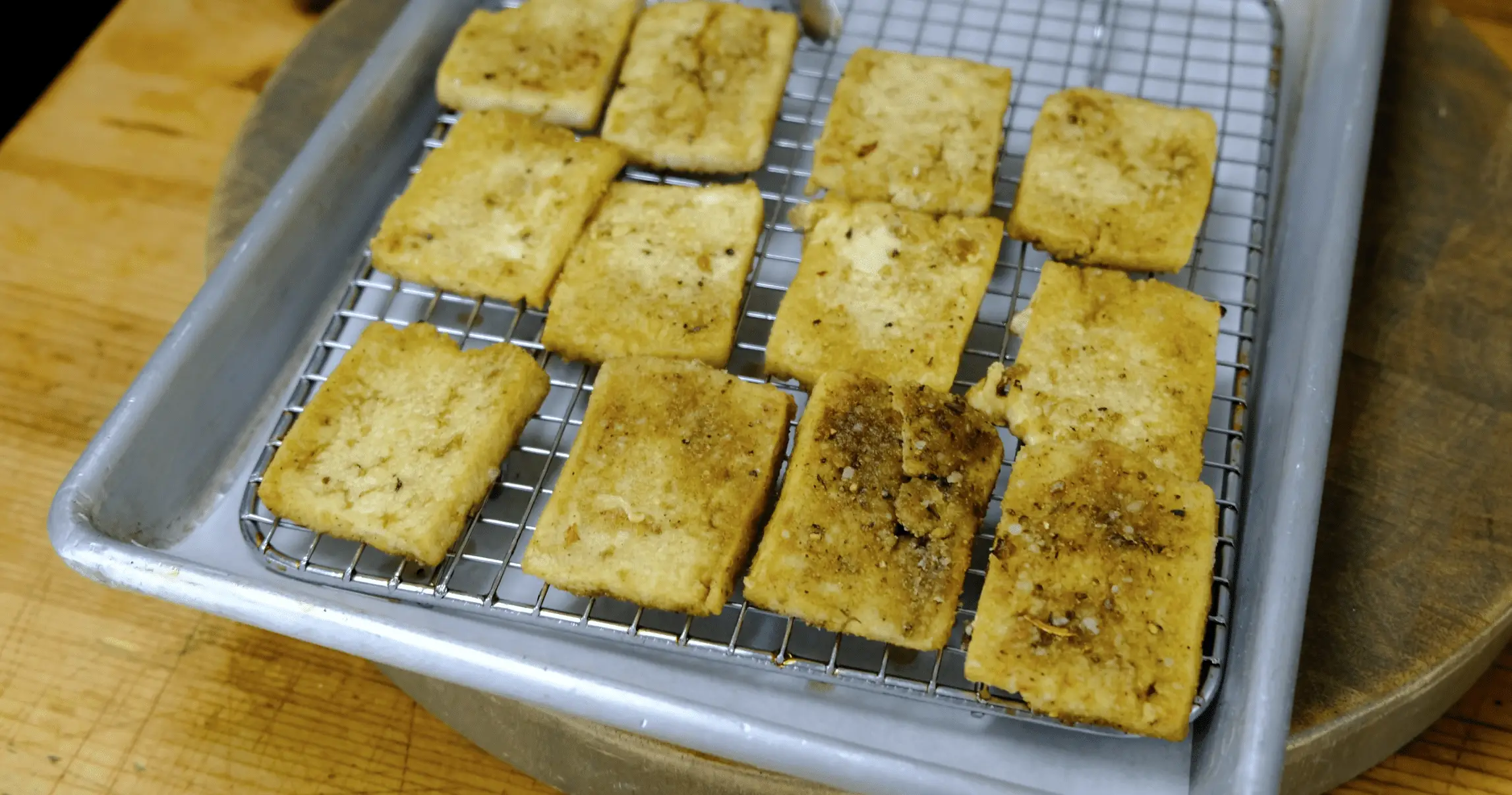 cooked seasoned tofu