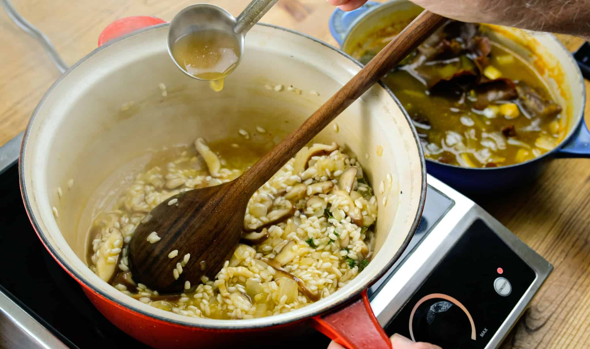 COOKING VEGAN RISOTTO