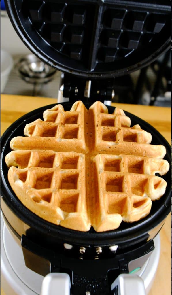 Finished Waffle in maker