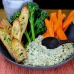 ARTICHOKE SPINACH VEGAN DIP