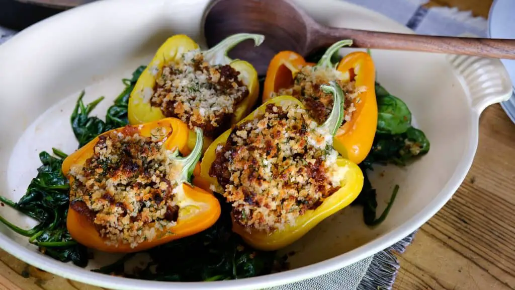 ENTIL STUFFED PEPPERS