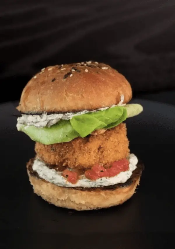 Vegan Crabby-Less Burger