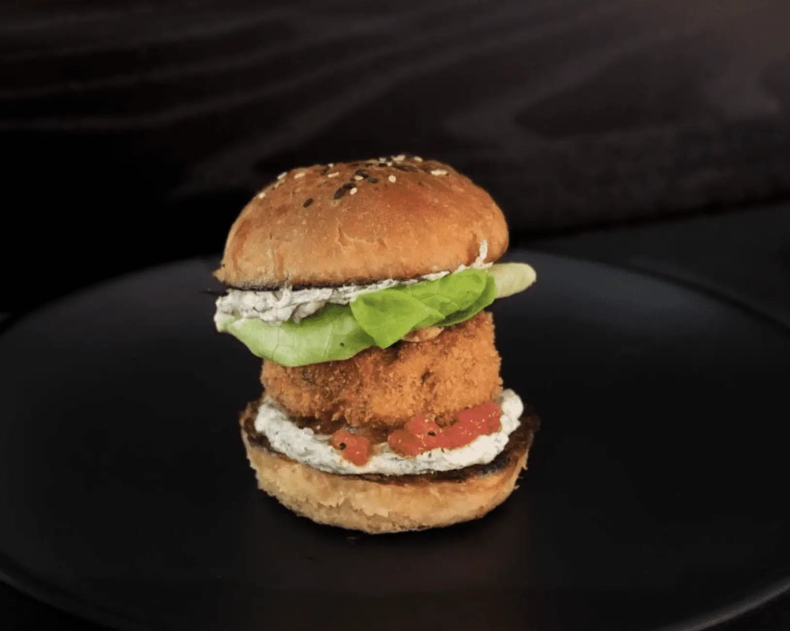 Vegan Crabby-Less Burger