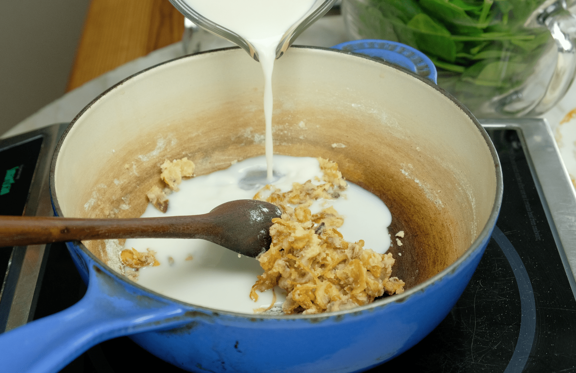 ADDING PLANT MILK TO ROUX ADDING PLANT MILK TO ROUX