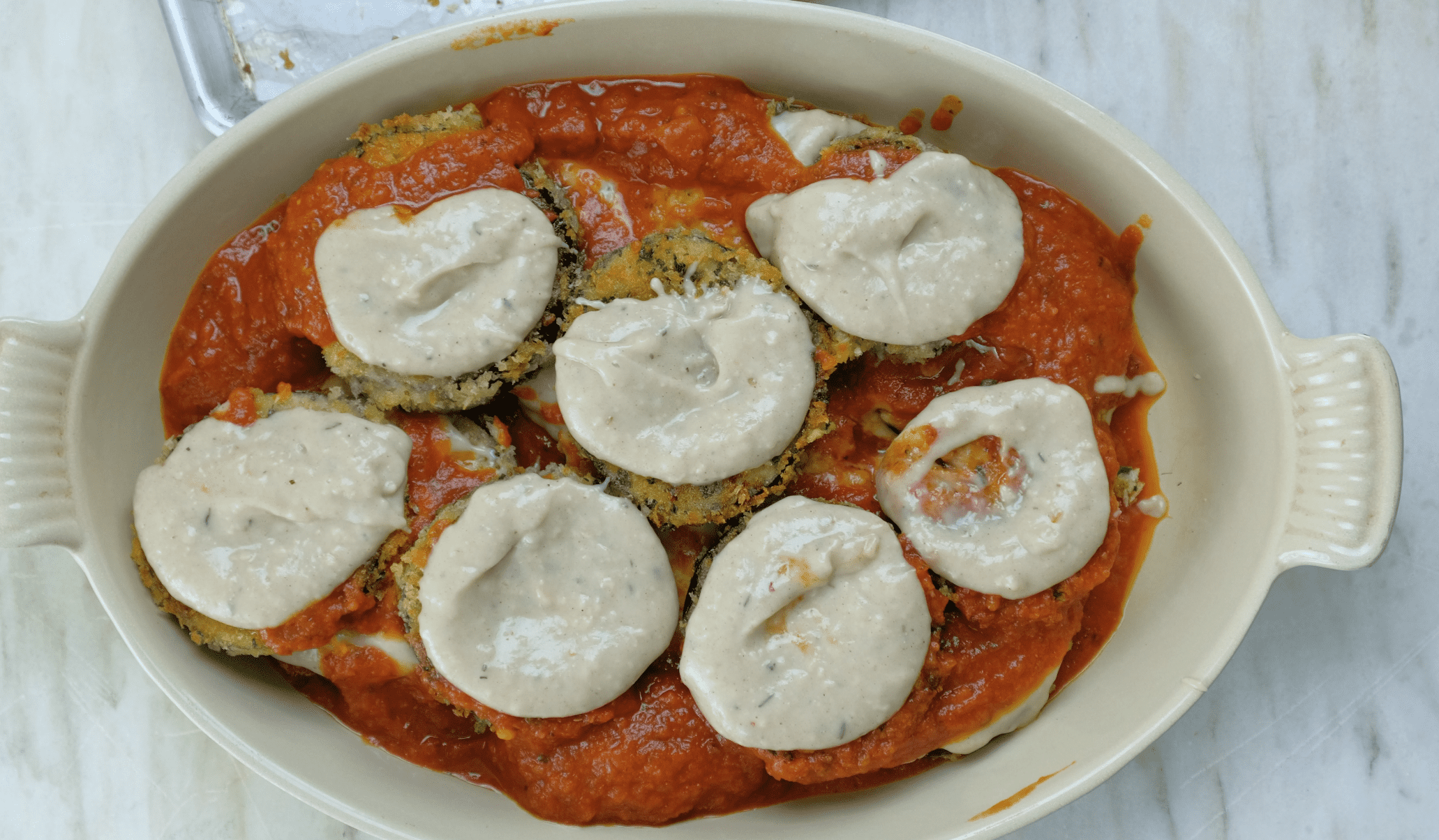 BUILT EGGPLANT PARM UNCOOKED