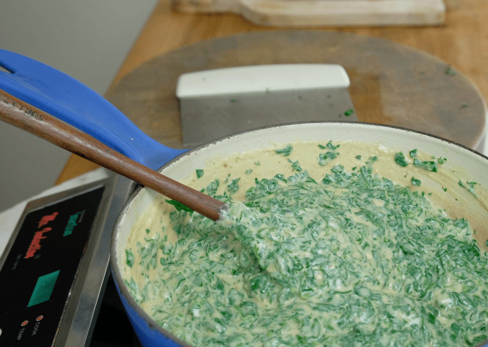 FINISHED CREAMED SPINACH