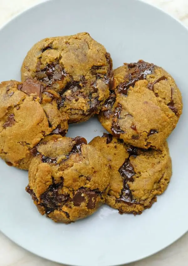 48 hour chocolate chip cookie, vegan toffee