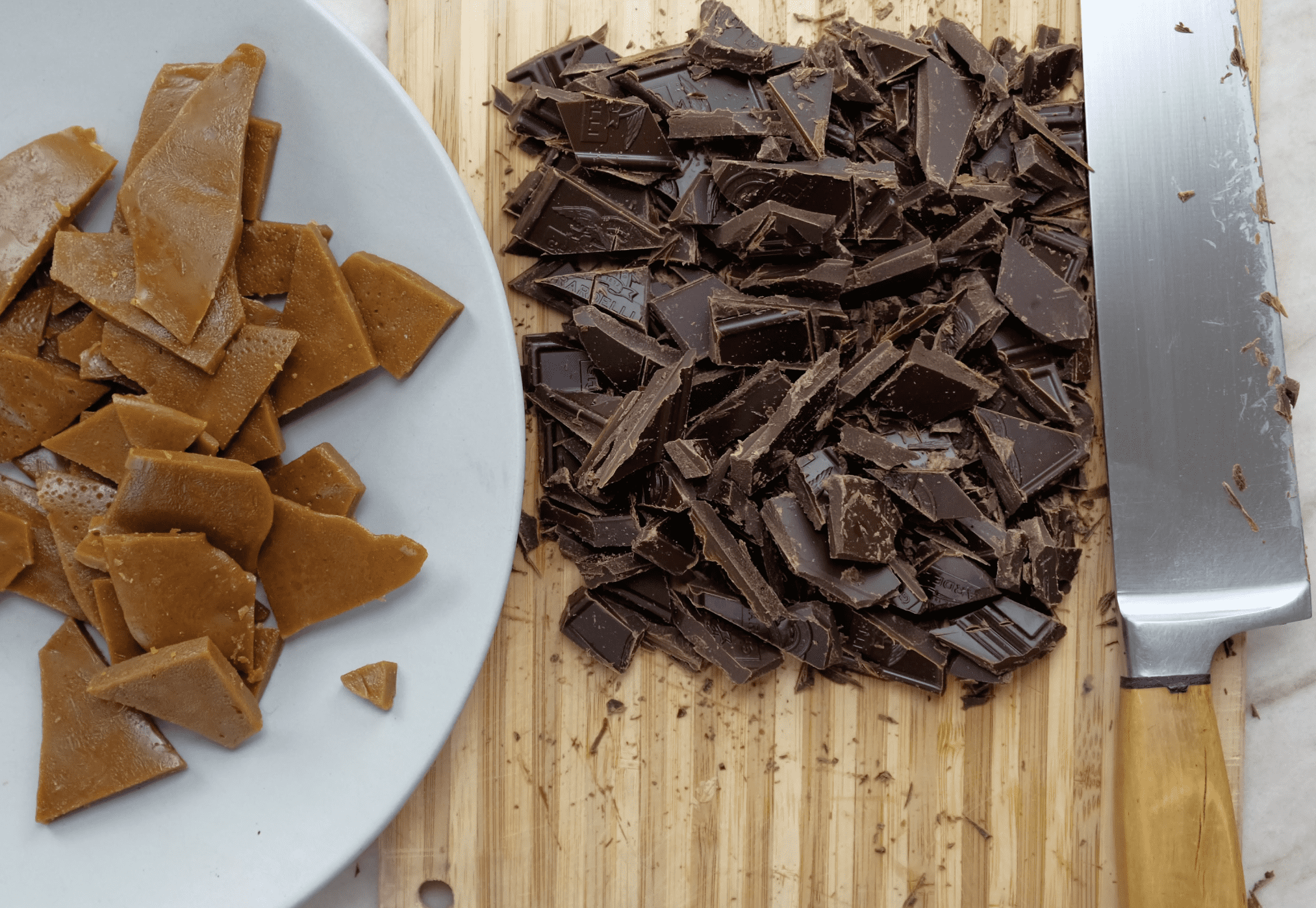 CHOPPED CHOCOLATE AND TOFFEE VEGAN