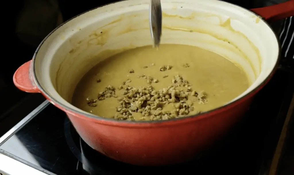 Adding farro for gravy