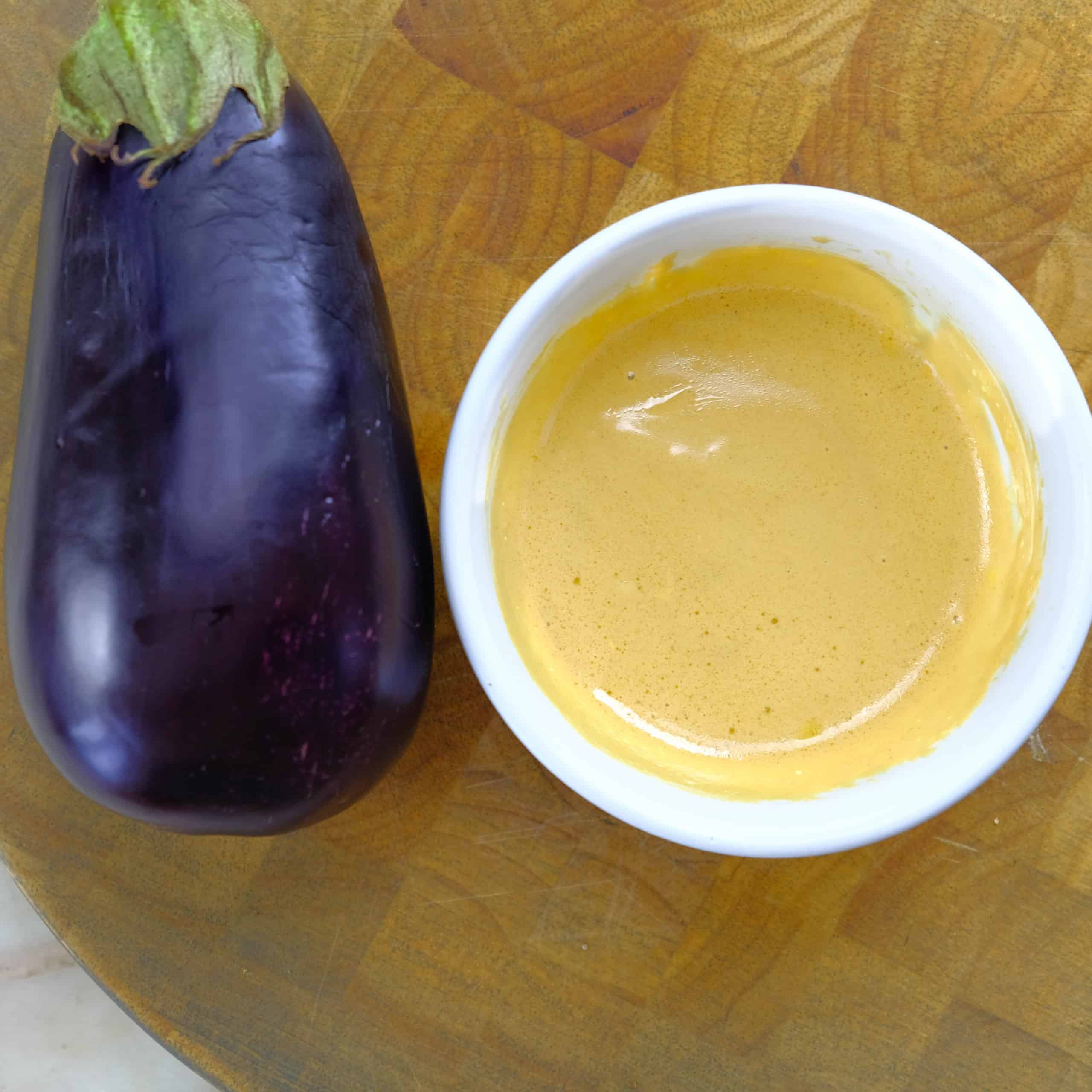 eggplant with balsamic glaze