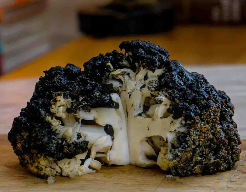 BLACK SESAME SEED COATED CAULIFLOWER II