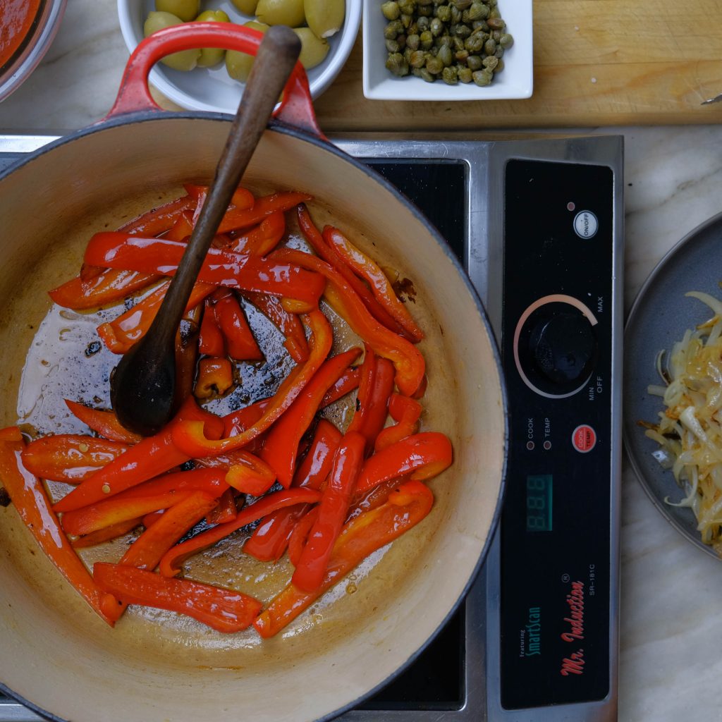 COOKING RED BELL PEPPER