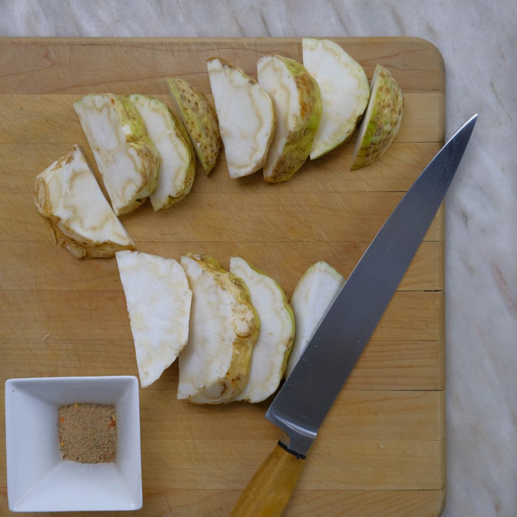 CUT CELERY ROOT