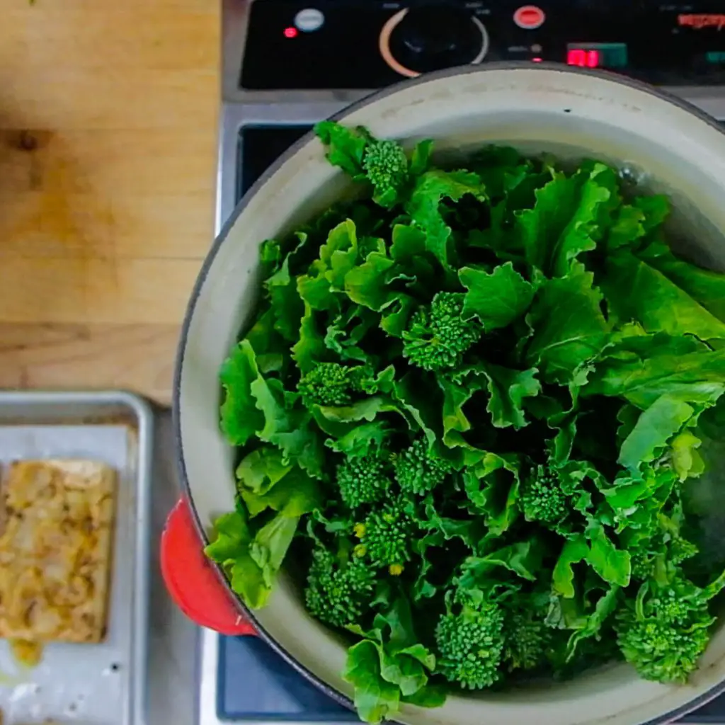 COOKING BROCCOLI RABE