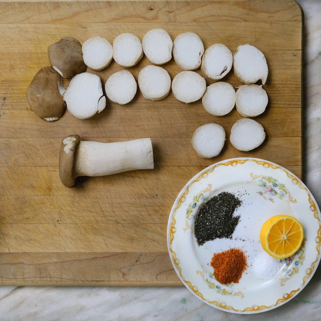 KING OSYTER MUSHROOMS SLICED