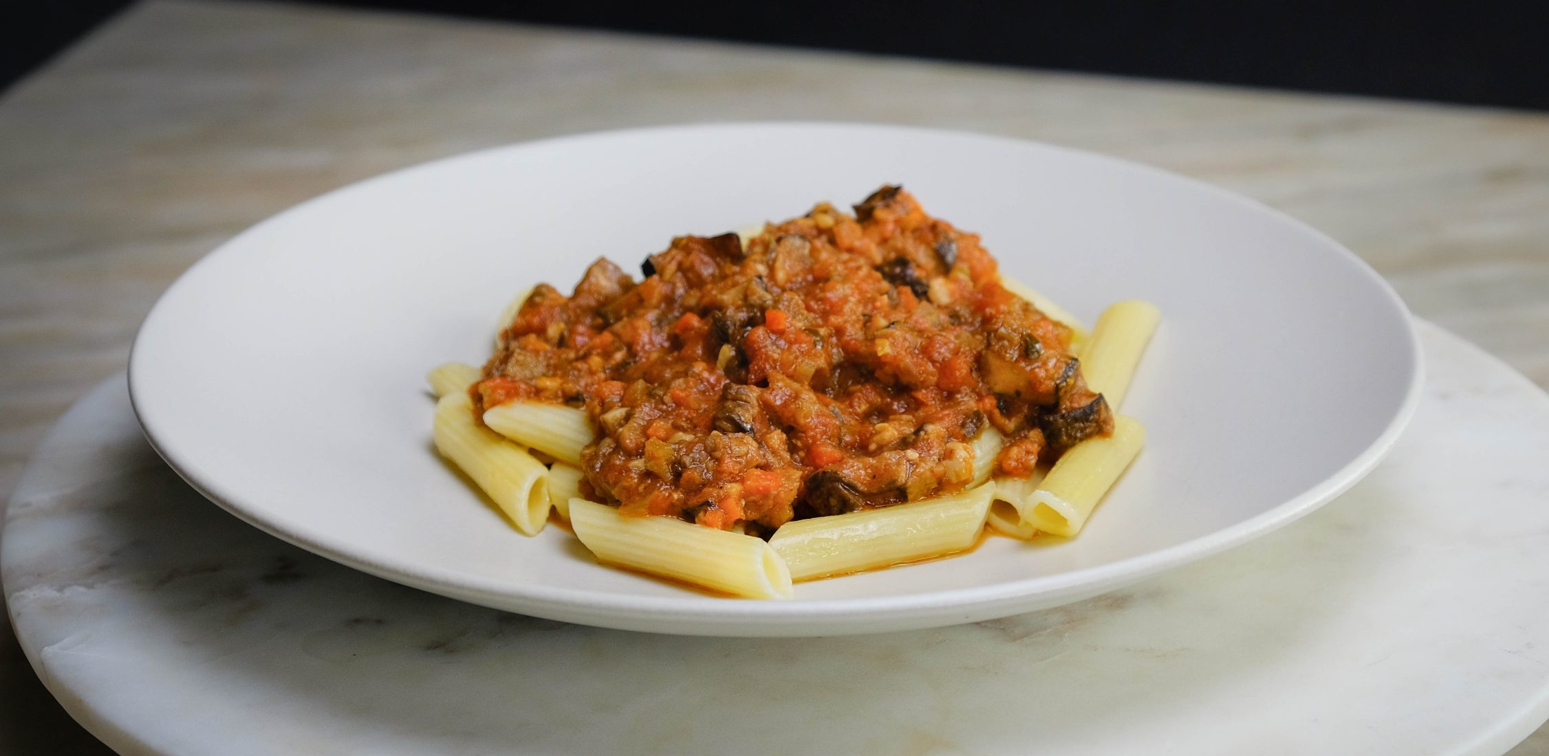 mushroom bolognese side