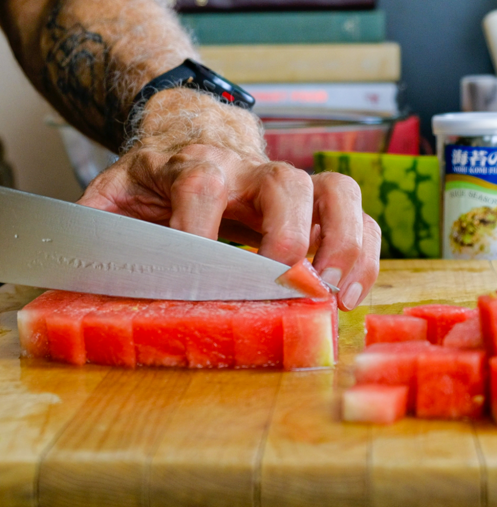 CUTTING WATERMELON