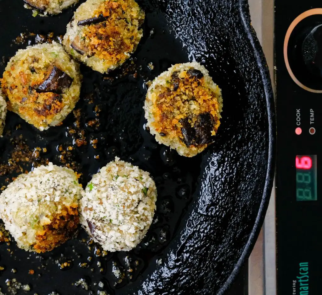 COOKED EGGPLANT BALLS