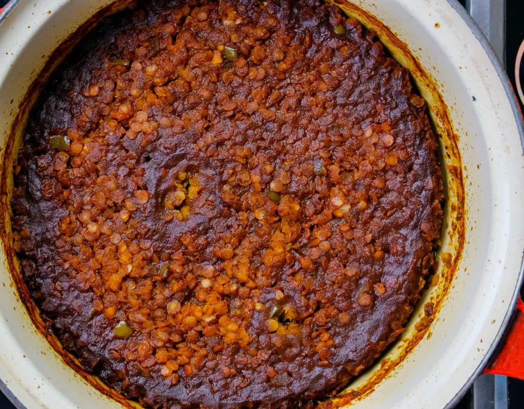 vegan sloppy joes with lentils