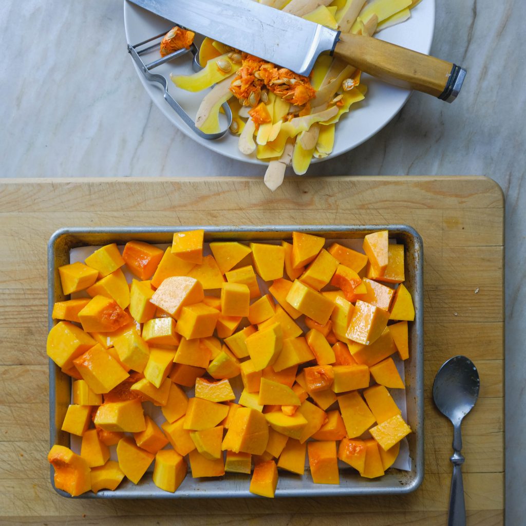 DICED PEELED BUTTERNUT SQUASH