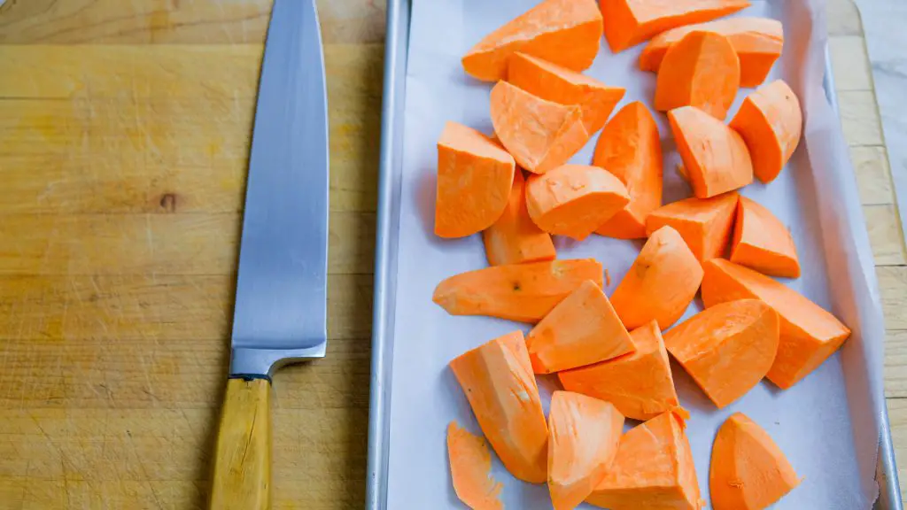 DICED SWEET POTATOES